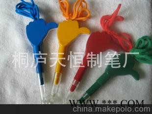 儿童挂绳口哨手掌广告笔