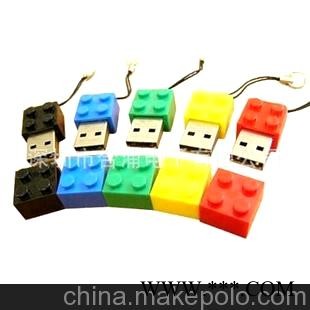 PVC积木U盘，PVC积木随身碟，礼品U盘，广告U盘图1
