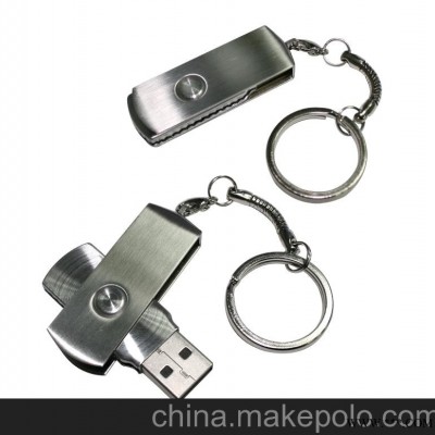 旋转u盘，金属u盘，朋友礼品 广告u盘