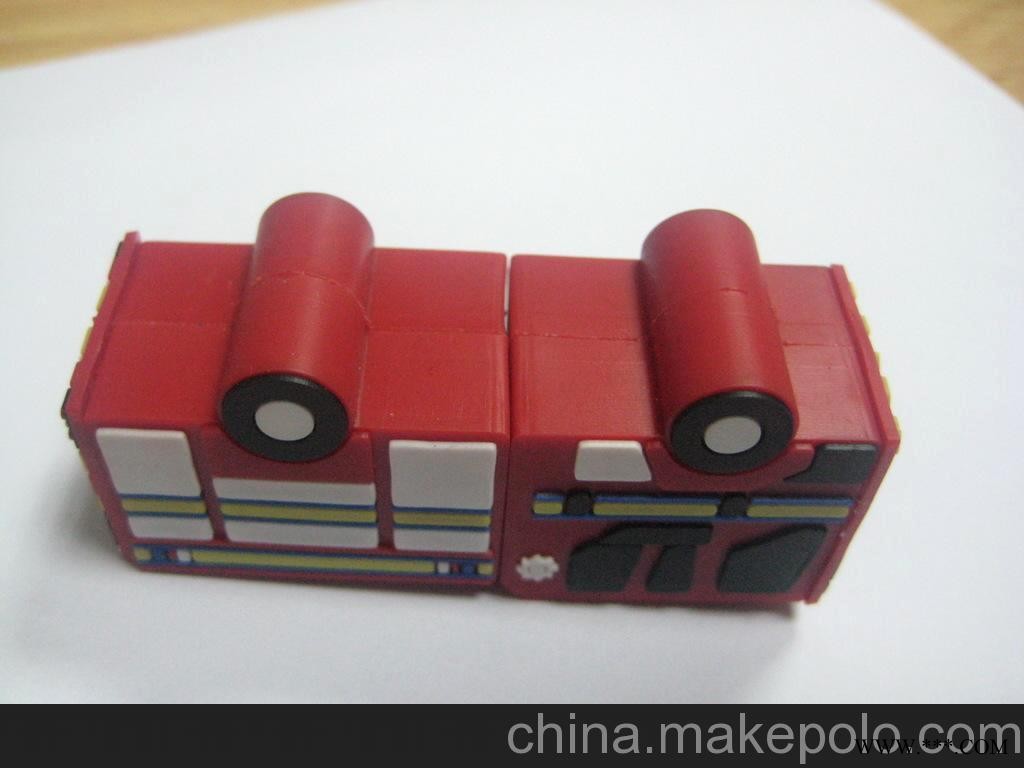 供应火车U盘 PVC火车 3D火车U盘 广告U盘 长条U盘 8G U盘图2