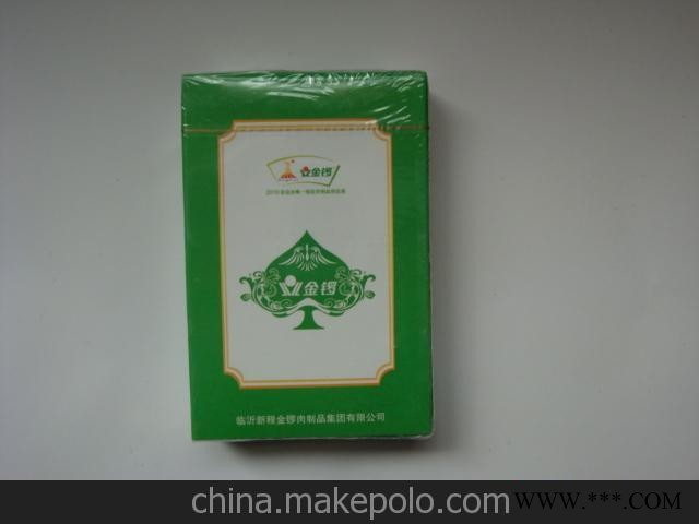 金锣肉扑克，广告扑克，礼品扑克，专版扑克，扑克图3