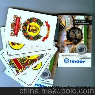 供应西班牙广告扑克，外贸扑克，出口扑克，促销礼品扑克图1