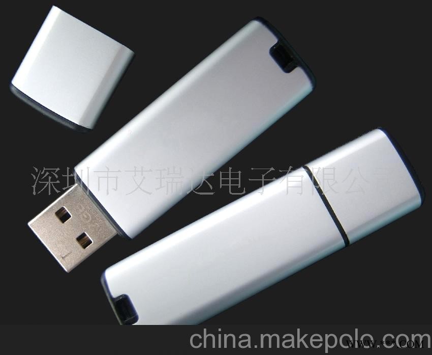 厂家特价供应长铝U盘 短铝U盘 金属U盘 广告U盘 礼品U盘图2