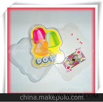 塑料异形扑克牌各种尺寸扑克牌个性扑克广告扑克卡通扑克图1
