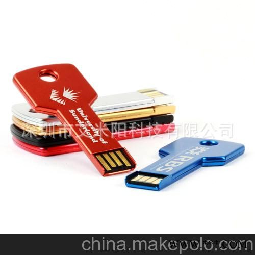 厂家生产 批发U盘 金属防水U盘 广告U盘 4GB 8GB 钥匙U盘图3