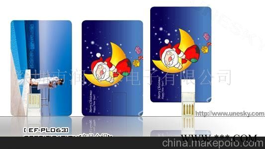 供应信用卡U盘 名片U盘 广告U盘 礼品U盘图1