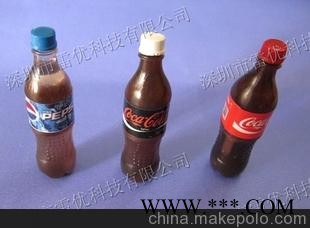 供应可乐瓶u盘 汽水u盘 Coca cola优盘 新奇特广告u盘