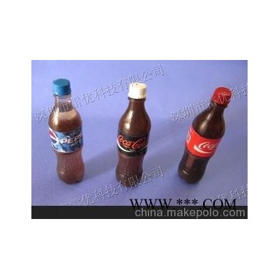 供应可乐瓶u盘 汽水u盘 Coca cola优盘 新奇特广告u盘