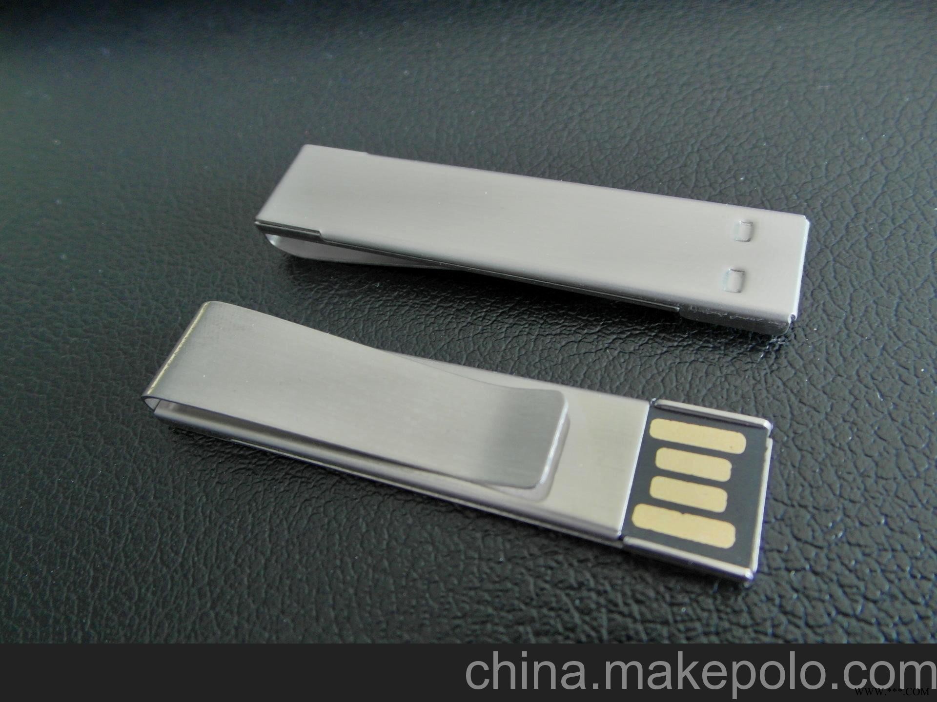 厂家批发 u盘定制 商务广告u盘 4g 8g礼品u盘 金属夹子u盘图3