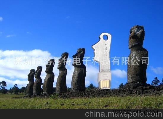 人头钥匙U盘，促销U盘2GB，埃及人头U盘，广告U盘，金属U盘图2