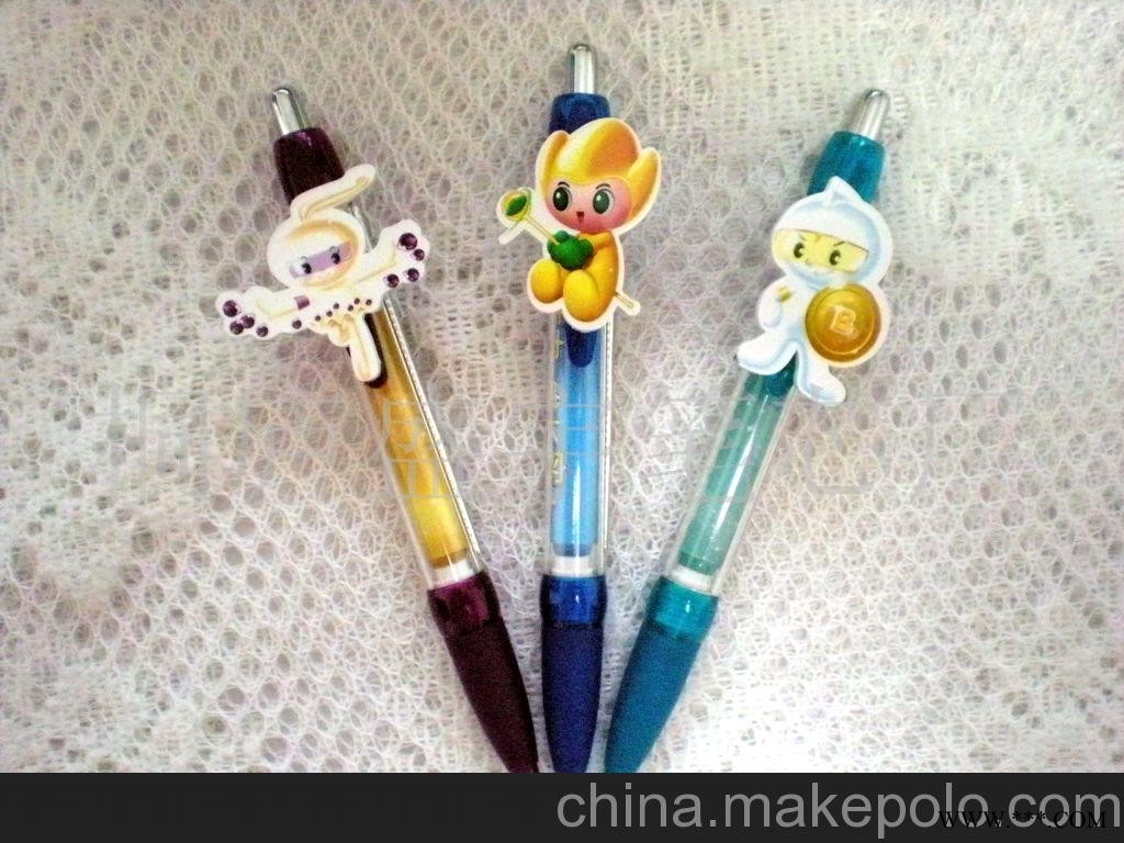卡通笔,拉纸笔,广告笔