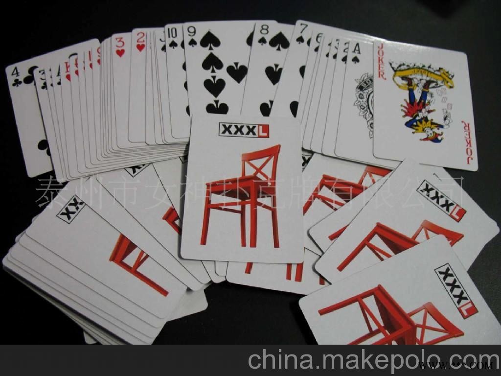 供应塑料扑克，礼品扑克，广告扑克，出口扑克图1
