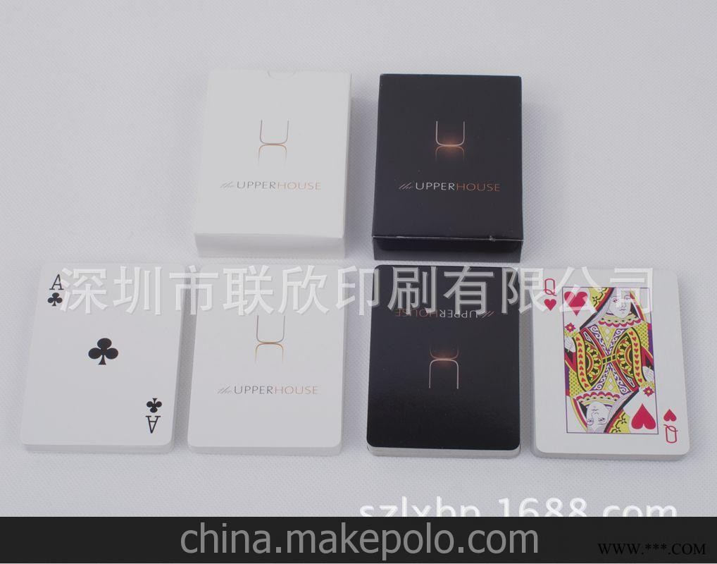 深圳扑克牌老牌扑克牌定做厂家 专业广告扑克牌定制定做 广告扑克图1