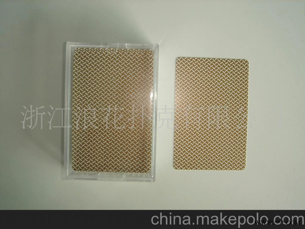 订做广告扑克，S-8035A/B塑料扑克 海德堡 ，广告扑克图2
