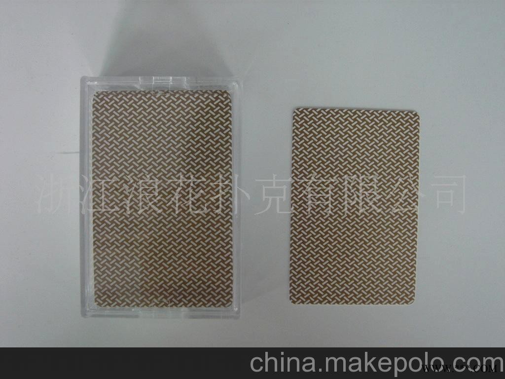 订做广告扑克，S-8035A/B塑料扑克 海德堡 ，广告扑克图3