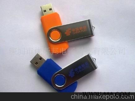 供应中国邮政定制广告U盘，旋转U盘图2