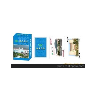 供应厂家加工学院纪念扑克，酒类广告扑克