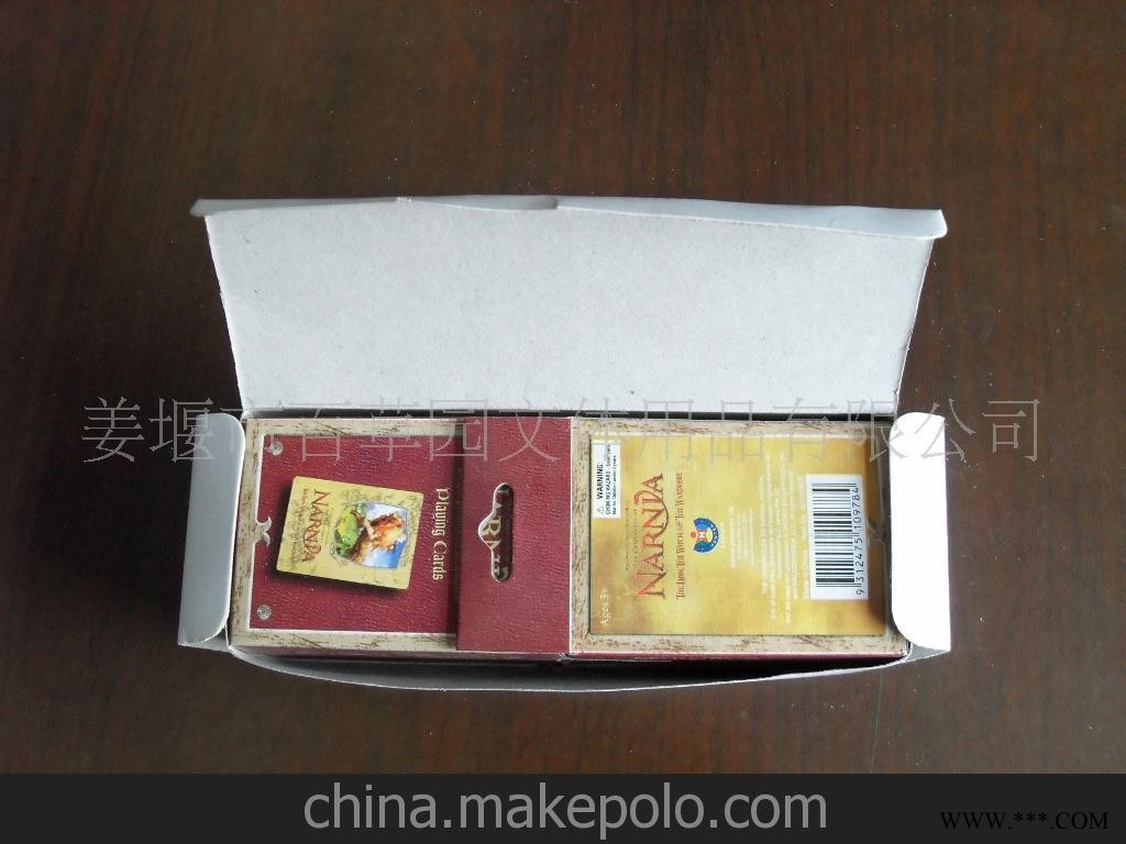 厂家供应NARNIA(280g,62×87mm) 优质广告扑克图3