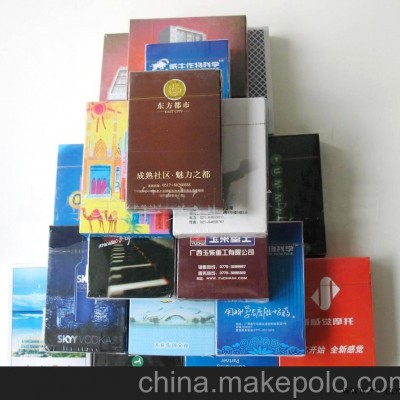 供应广告礼品扑克 宣传扑克 广告扑克 外贸扑克