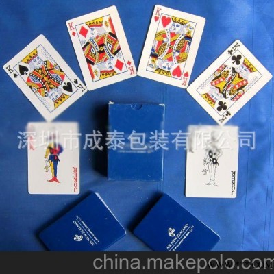 深圳成泰专业定制常规扑克，印刷广告扑克，俱乐部专用扑克