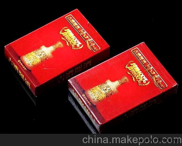 专印广告扑克、印刷扑克、礼品扑克、酒水扑克、菜品扑克图4