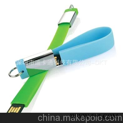 u盘工厂批发直销新款,个性创意,迷你8g手腕软胶硅胶手腕广告u盘图2