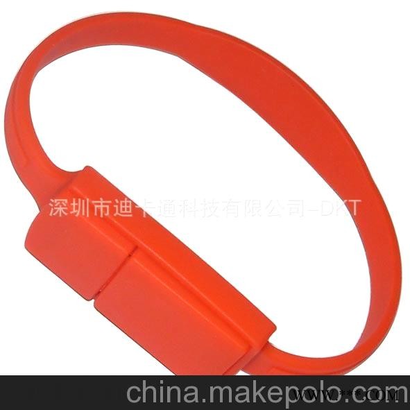 u盘工厂批发直销新款,个性创意,迷你8g手腕软胶硅胶手腕广告u盘图3