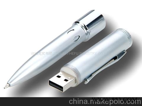 圆珠笔型U盘，六孔笔U盘，商务广告U盘，礼品U盘图3