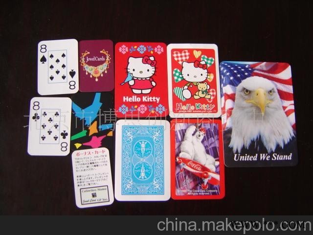 供应性价比高的宣传效果广告促销礼品、广告扑克图3