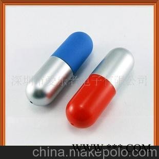 厂家供应药丸USB 2G优盘 电子广告U盘图1