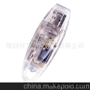 厂家特价供应广告U盘 蝉形U盘 透明塑料U盘图1