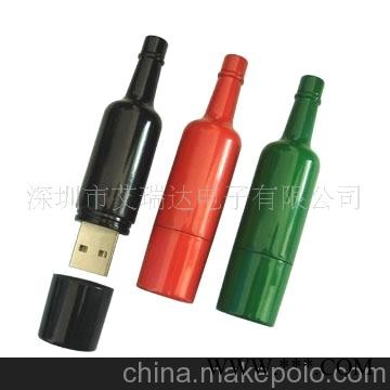 厂家特价供应塑料酒瓶U盘 瓶子U盘 广告U盘 礼品U盘图3