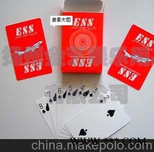 红底耀眼）专业扑克厂家,供应定制广告扑克