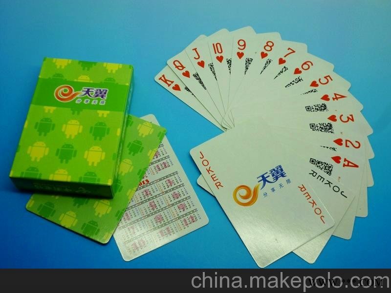 广告扑克、朔料扑克、外贸扑克、定制扑克图2