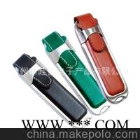 五彩系列皮制U盘 时尚真皮压印U盘 皮制U盘 钢边皮套U盘 广告U盘