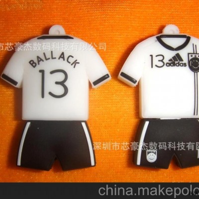 供应梅西球衣U盘 运动礼品U盘 广告U盘 球服U盘