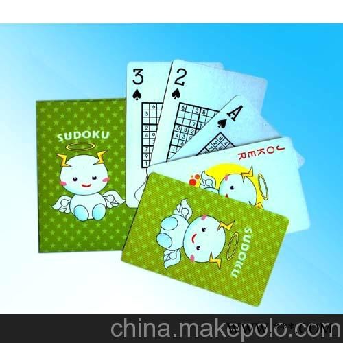 供应出口扑克印刷、卡通扑克印刷、、温州厂家批发广告扑克图2