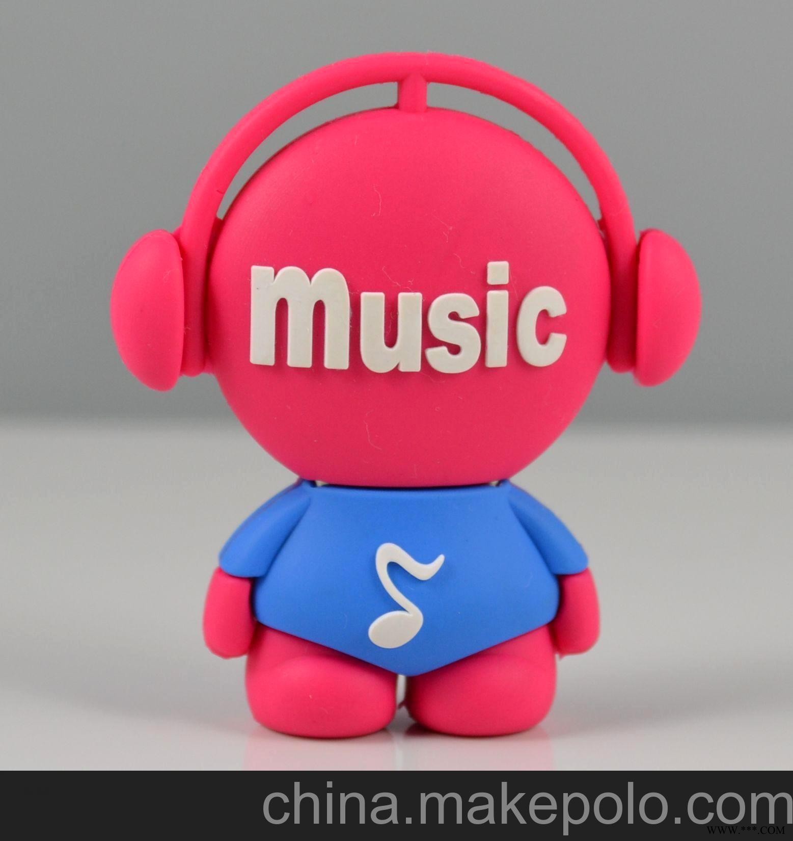 供应卡通音乐人u盘 礼品u盘 广告u盘图3