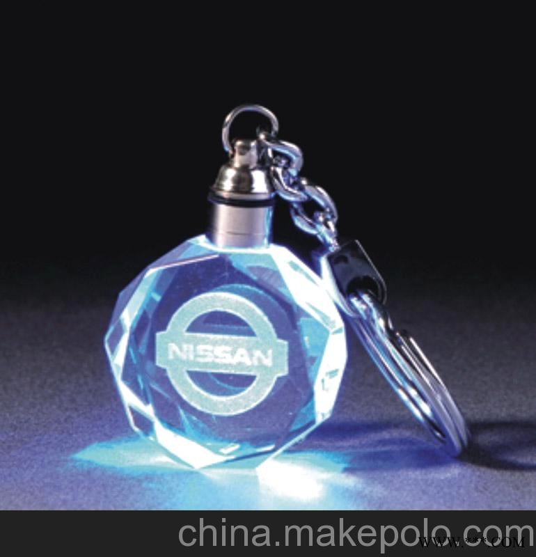 西安水晶钥匙扣 广告钥匙扣 美丽从这里开始图2