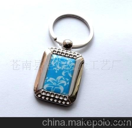 厂家直销精美钥匙扣 贴纸钥匙扣 广告钥匙扣 合金钥匙扣 礼品图3