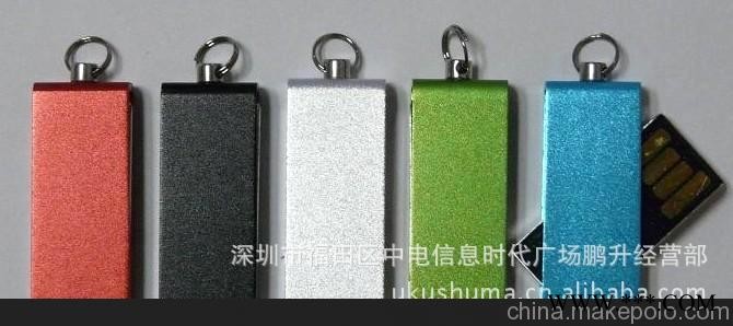 旋转U盘 黑胶U盘 个性防水u盘 商务广告U盘 创新金属U盘 礼品U盘图2