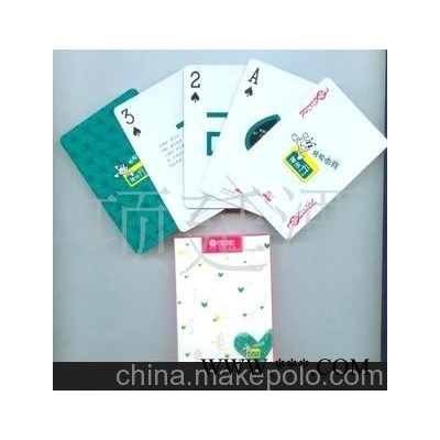游戏卡、游戏纸牌、广告扑克