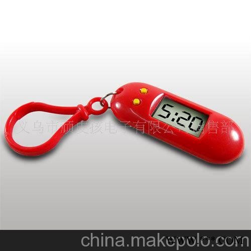 新奇特广告钥匙扣，促销品，赠品，广告表，礼品表，电子表(图)图2