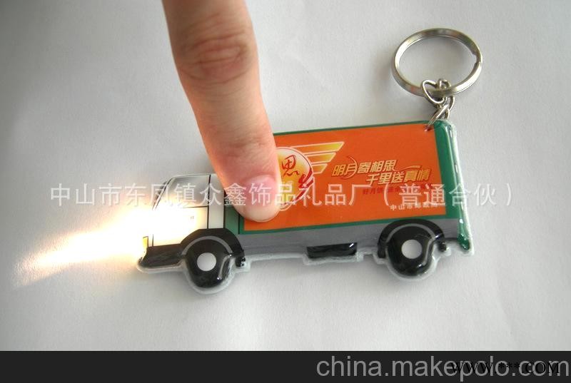 供应pvc钥匙扣 PVC精品钥匙扣 pvc带灯钥匙扣 定做广告钥匙扣图2
