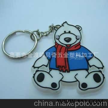 厂家批发 卡通硅胶钥匙扣 硅胶广告钥匙扣 硅胶钥匙扣挂件图3