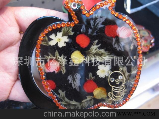 深圳广告钥匙扣亚克力 卡通钥匙扣挂件 包包配件扣 玻璃锁吊坠厂图2