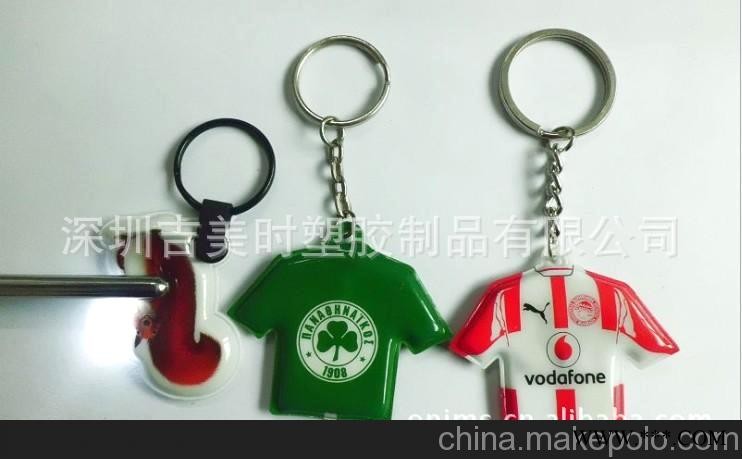 软胶钥匙扣定制/橡胶钥匙扣定做/PVC钥匙扣/广告钥匙扣批发印LOGO图2