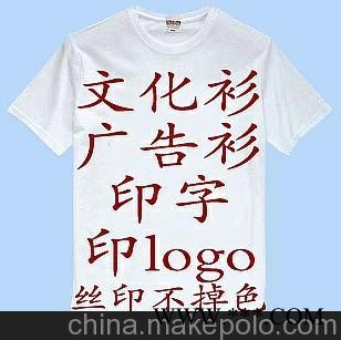 T恤衫厂家 文化衫，广告衫定制 印刷图案图1