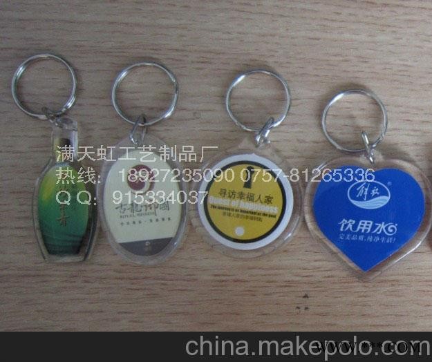 重庆印刷广告钥匙扣，礼品锁匙扣订做，钥匙扣厂家图3