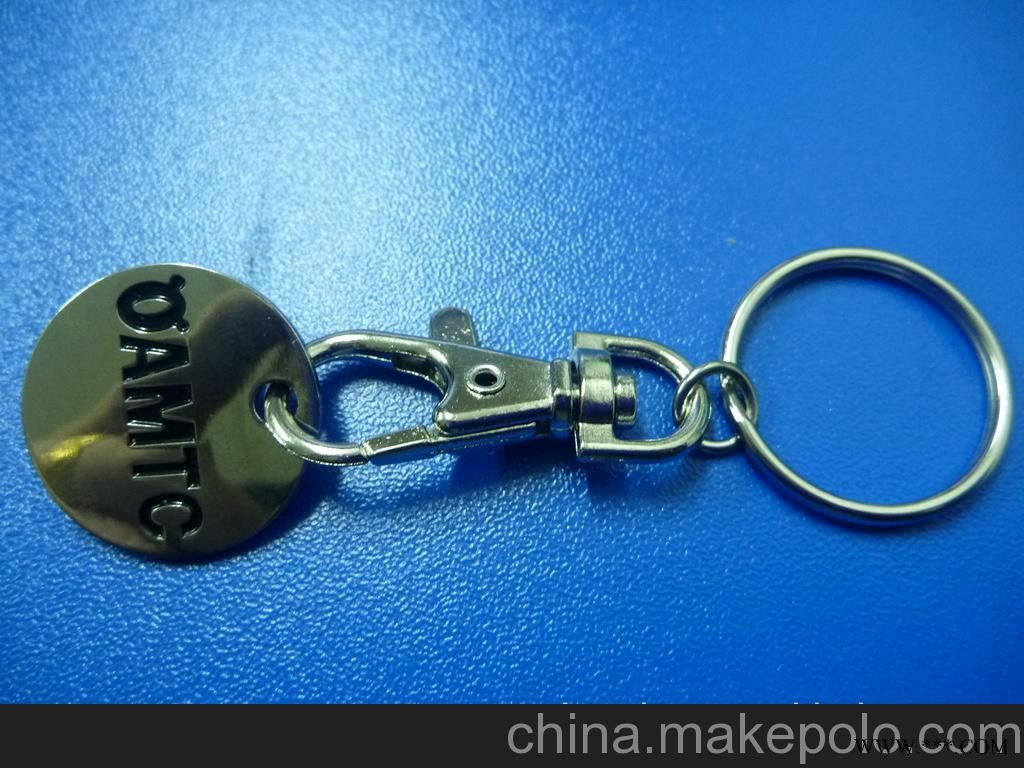 代币金属钥匙扣 吊牌钥匙扣 简易广告钥匙扣 价优钥匙扣图2